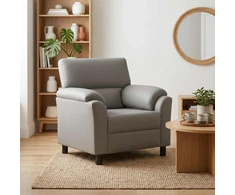 Sofa Šviesiai pilka 94 x 85 x 93 cm Aksomas