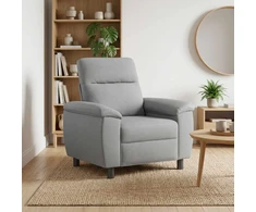 Sofa Šviesiai pilka 95 x 90 x 95 cm Audinys