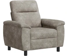 Sofa Šviesiai pilka 95 x 90 x 95 cm Dirbtinė suedė oda