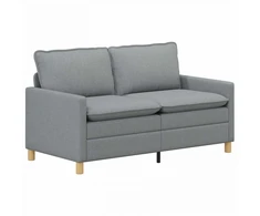 Sofa Šviesiai pilka Audinys