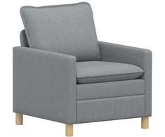 Sofa Šviesiai pilka Audinys
