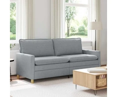 Sofa Šviesiai pilka Audinys