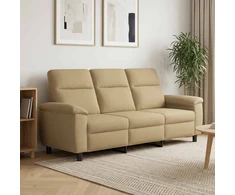 Sofa Šviesiai rudas 214 x 90 x 95 cm Audinys