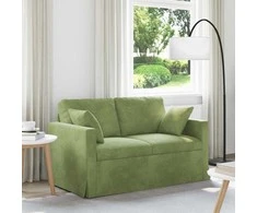 Sofa Šviesiai žalia 138 x 78 x 80 cm Aksomas