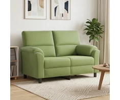 Sofa Šviesiai žalia 154 x 85 x 93 cm Aksomas