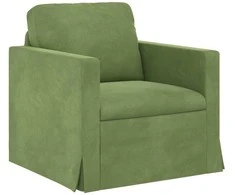 Sofa Šviesiai žalia 78 x 78 x 80 cm Aksomas