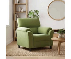 Sofa Šviesiai žalia 94 x 85 x 93 cm Aksomas