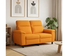 Sofa Tamsiai geltona 158 x 90 x 95 cm Audinys