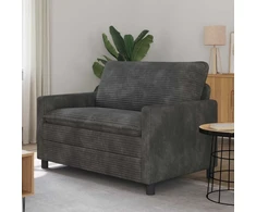 Sofa Tamsiai pilka 126 x 81 x 87,5 cm Poliesteris