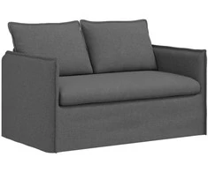 Sofa Tamsiai pilka 195 x 82 x 85 cm Metalas