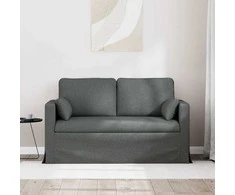 Sofa Tamsiai pilka 138 x 78 x 80 cm Metalas