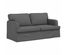 Sofa Tamsiai pilka 142 x 80 x 85 cm Metalas