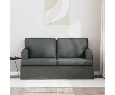 Sofa Tamsiai pilka 142 x 80 x 85 cm Metalas