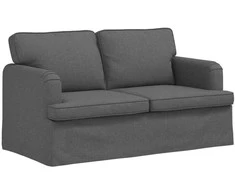 Sofa Tamsiai pilka 142 x 80 x 85 cm Metalas