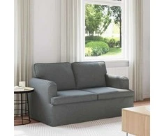 Sofa Tamsiai pilka 142 x 80 x 85 cm Metalas