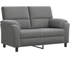 Sofa Tamsiai pilka 154 x 85 x 93 cm Aksomas