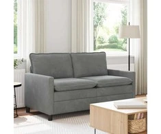 Sofa Tamsiai pilka 156 x 81 x 87,5 cm Aksomas