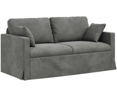 Sofa Tamsiai pilka 158 x 78 x 80 cm Aksomas