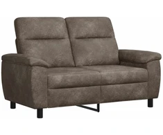 Sofa Tamsiai pilka 158 x 90 x 95 cm Dirbtinė suedė oda