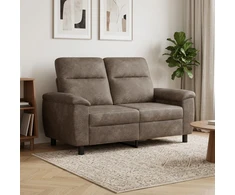 Sofa Tamsiai pilka 158 x 90 x 95 cm Dirbtinė suedė oda