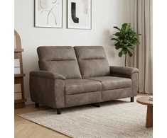 Sofa Tamsiai pilka 178 x 90 x 95 cm Dirbtinė suedė oda