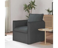 Sofa Tamsiai pilka 75 x 82 x 85 cm audinys