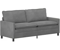 Sofa Tamsiai pilka 196 x 81 x 87,5 cm Aksomas