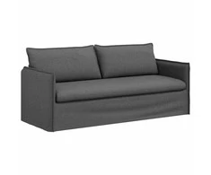 Sofa Tamsiai pilka 195 x 82 x 85 cm Metalas