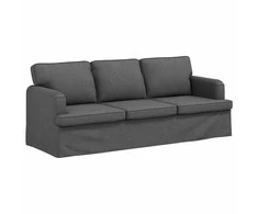 Sofa Tamsiai pilka 142 x 80 x 85 cm Metalas