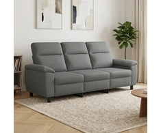 Sofa Tamsiai pilka 214 x 90 x 95 cm Audinys