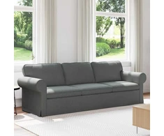 Sofa Tamsiai pilka 215 x 82 x 80 cm Metalas