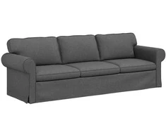 Sofa Tamsiai pilka 215 x 82 x 80 cm Metalas