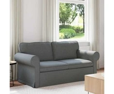 Sofa Tamsiai pilka 215 x 82 x 80 cm Metalas