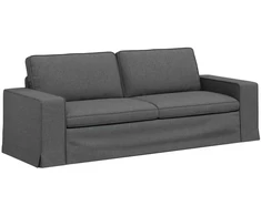 Sofa Tamsiai pilka 222 x 80 x 82 cm Metalas