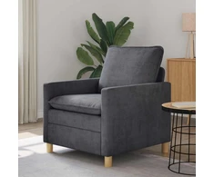 Sofa Tamsiai pilka 76 x 81 x 87,5 cm Poliesteris