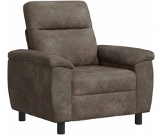 Sofa Tamsiai pilka 95 x 90 x 95 cm Dirbtinė suedė oda