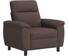 Sofa Tamsiai rudas 95 x 90 x 95 cm Audinys