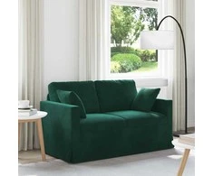 Sofa Tamsiai žalia 138 x 78 x 80 cm Aksomas