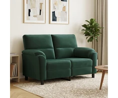 Sofa Tamsiai žalia 154 x 85 x 93 cm Aksomas