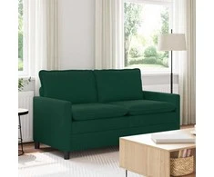 Sofa Tamsiai žalia 156 x 81 x 87,5 cm Aksomas