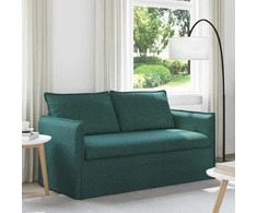 Sofa Tamsiai žalia 195 x 82 x 85 cm Metalas