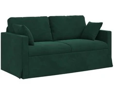 Sofa Tamsiai žalia 158 x 78 x 80 cm Aksomas