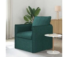 Sofa Tamsiai žalia 75 x 82 x 85 cm audinys
