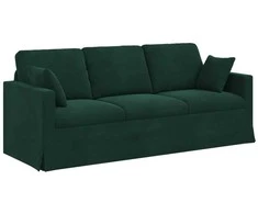 Sofa Tamsiai žalia 198 x 78 x 80 cm Aksomas
