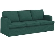 Sofa Tamsiai žalia 142 x 80 x 85 cm Metalas