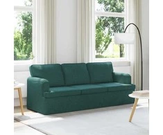 Sofa Tamsiai žalia 142 x 80 x 85 cm Metalas