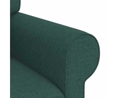 Sofa Tamsiai žalia 215 x 82 x 80 cm Metalas