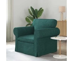 Sofa Tamsiai žalia 95 x 82 x 80 cm audinys