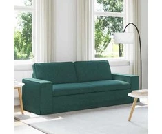 Sofa Tamsiai žalia 222 x 80 x 82 cm Metalas