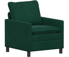 Sofa Tamsiai žalia 76 x 81 x 87,5 cm Aksomas